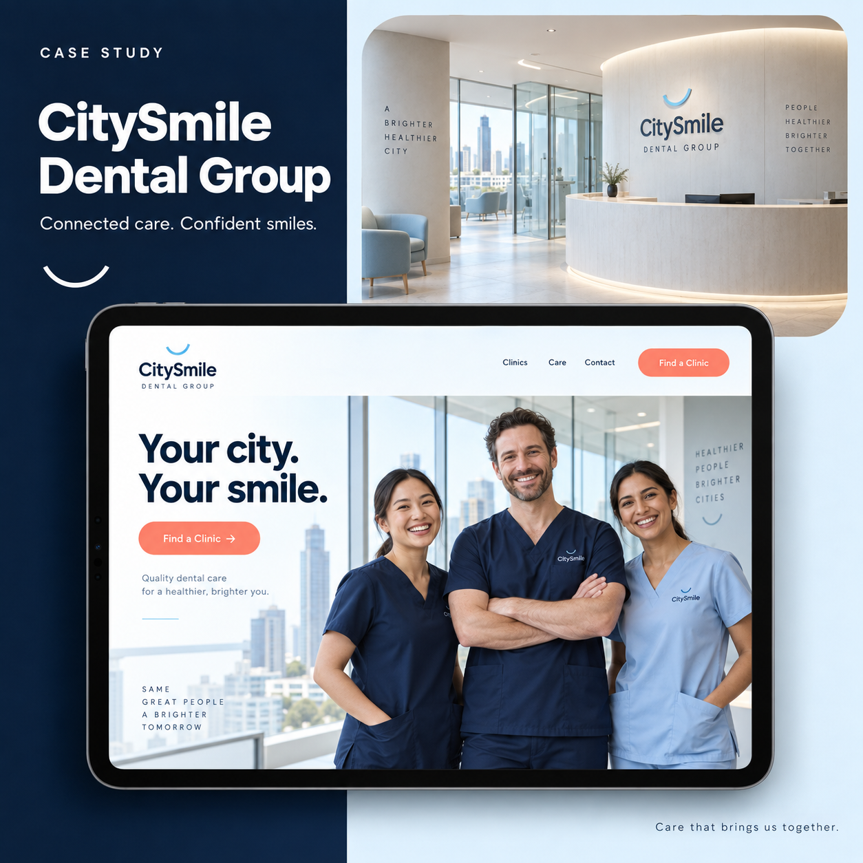 CitySmile Dental Group website case study